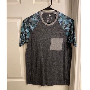 Floral Baseball Pocket Tee